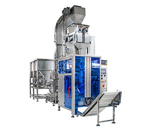 Envasadora de Hielo con Báscula Lineal de 2 Cabezales, SK-L720 